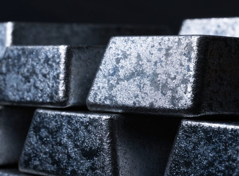 Zinc ingots
